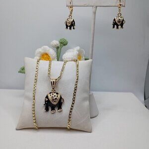 Elephant jewelry set